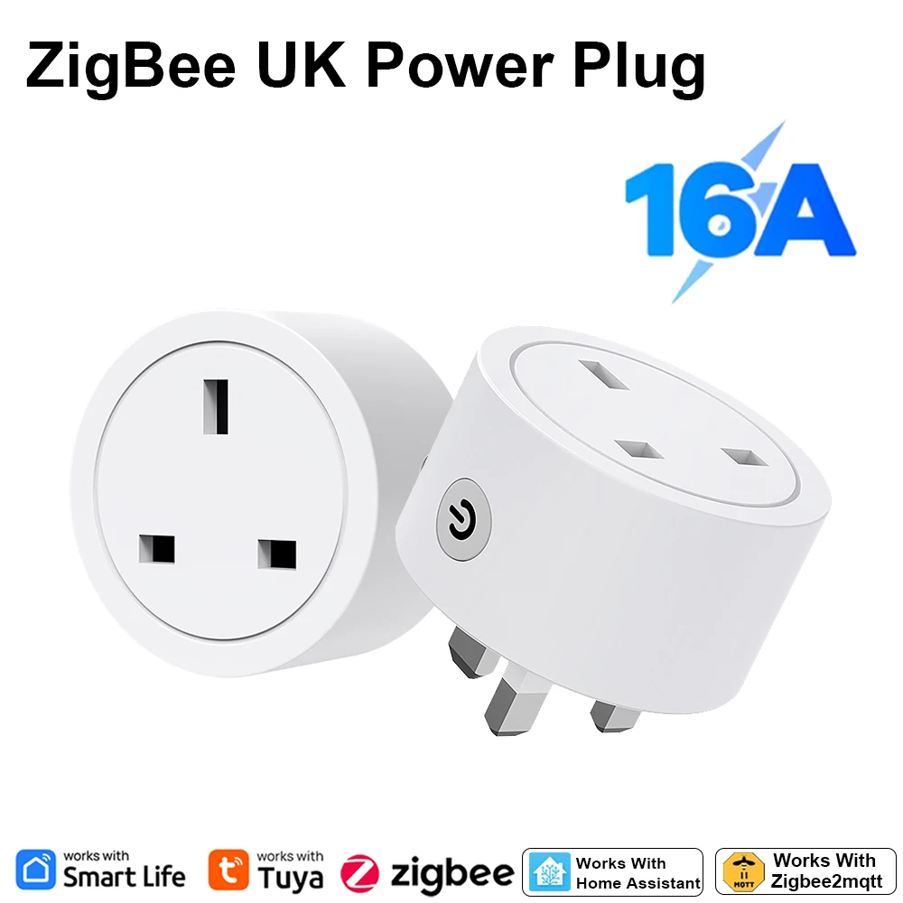 Smart Home Wiz - Zigbee Smart Plug 16A UK Socket
