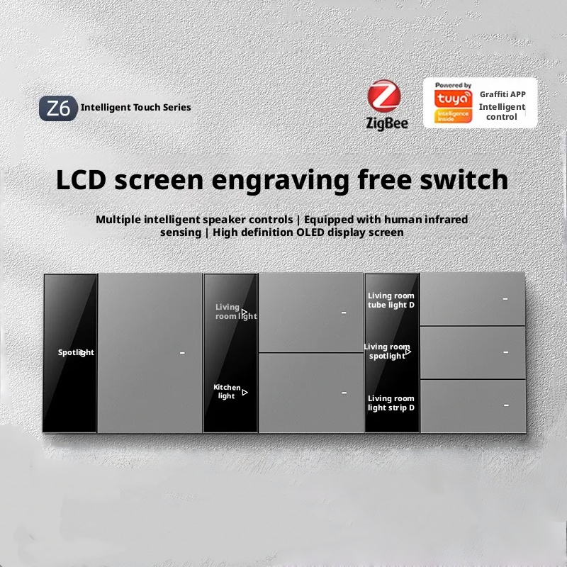 Smart Home Z Wave - Tuya App Intelligent Control Switch Zigbee