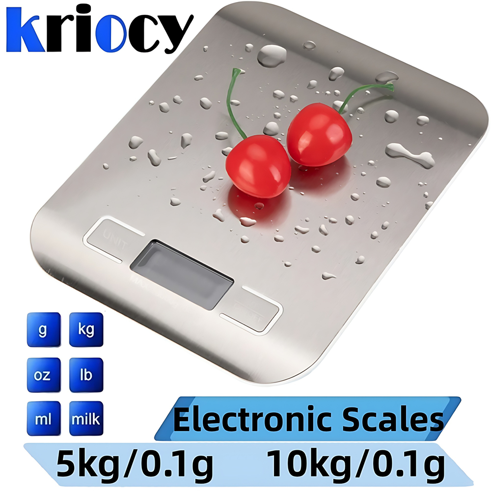 Smart Home Utensils - 5kg/10kg Stainless Steel Electronic Scales Kitchen