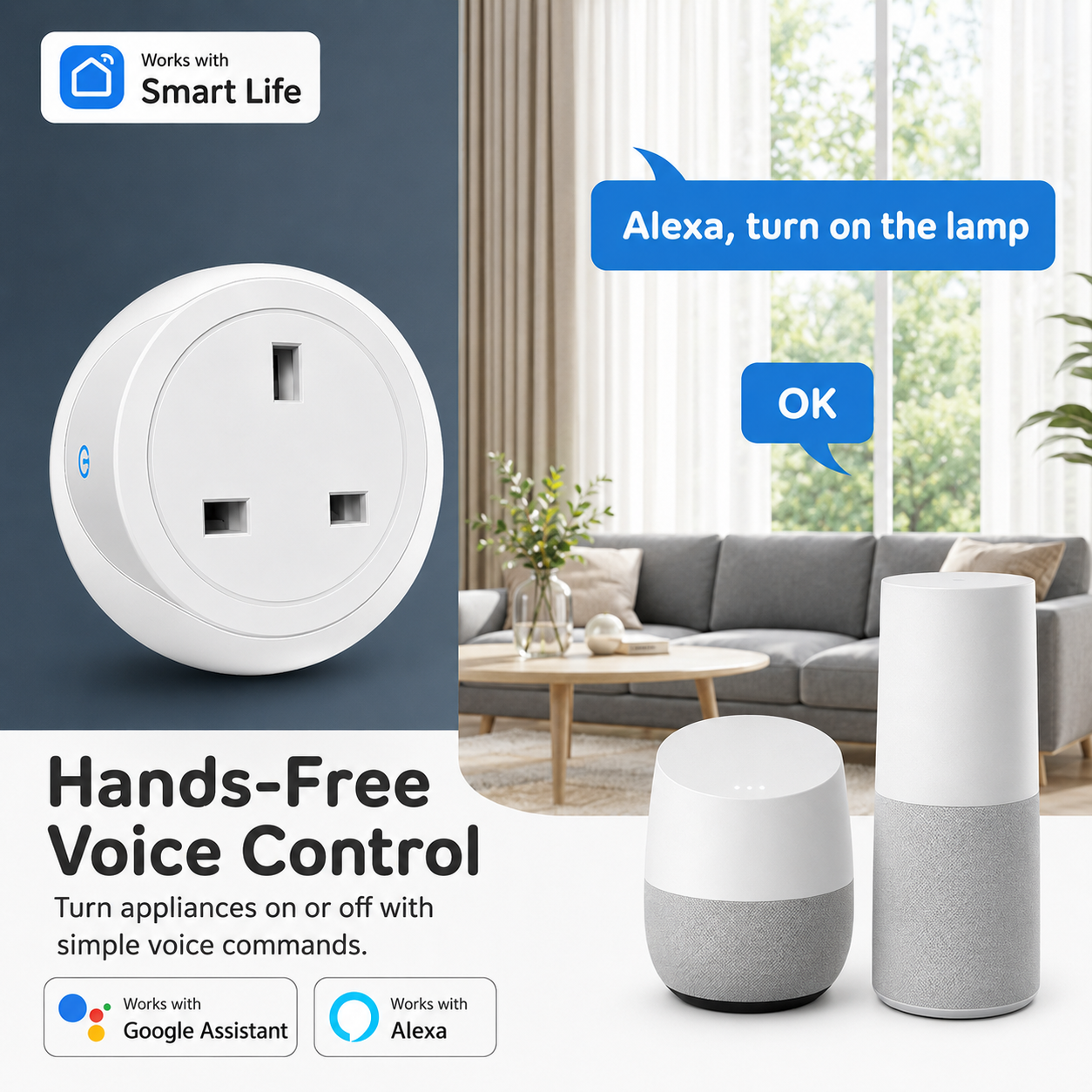 Tuya UK Smart Plug WiFi Blueto – обзор и цена Smart Home Wiz
