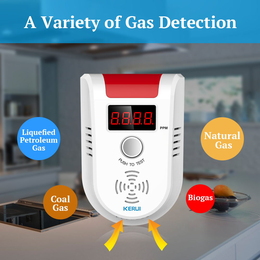 KERUI GD13 LPG GAS Detector Al – обзор и цена Smart Home Security System