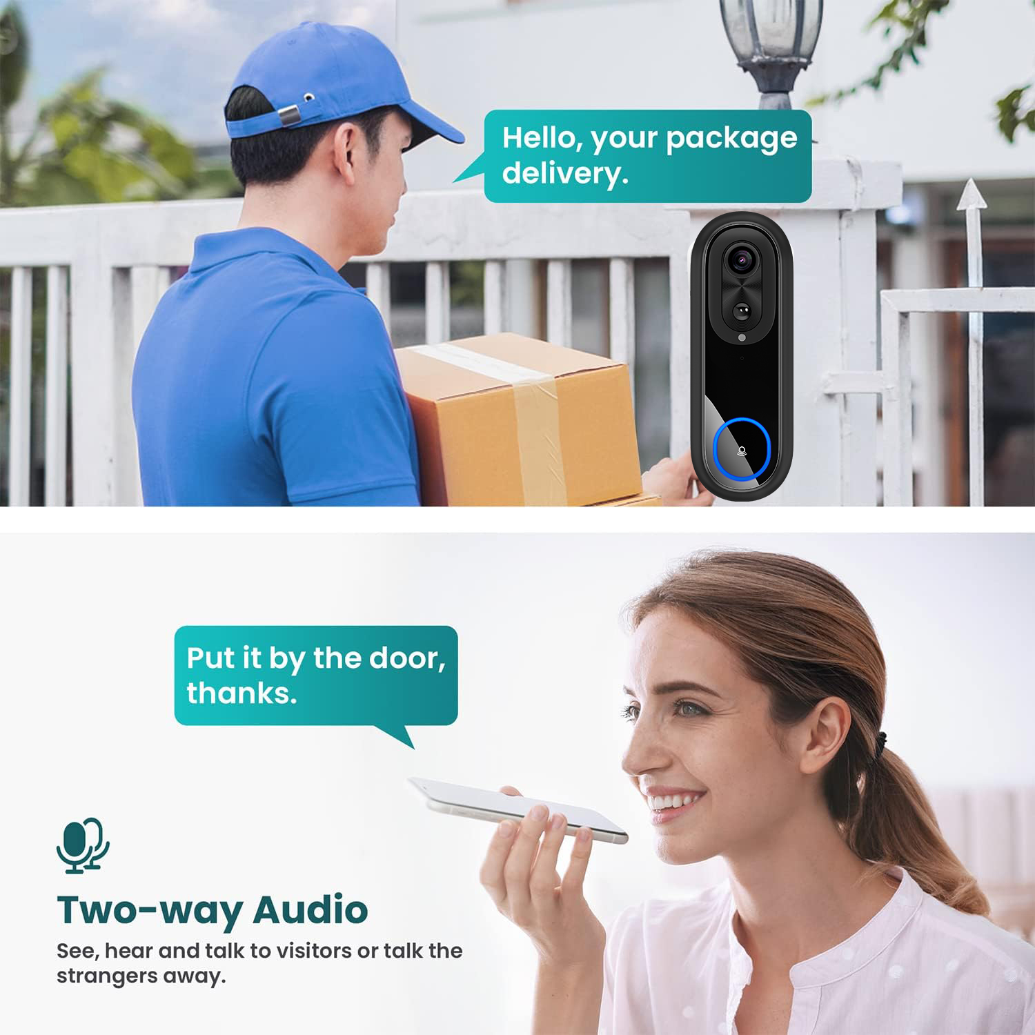 5G 2.4G WiFi Video Doorbell 10 – обзор и цена Smart Home Video Doorbell
