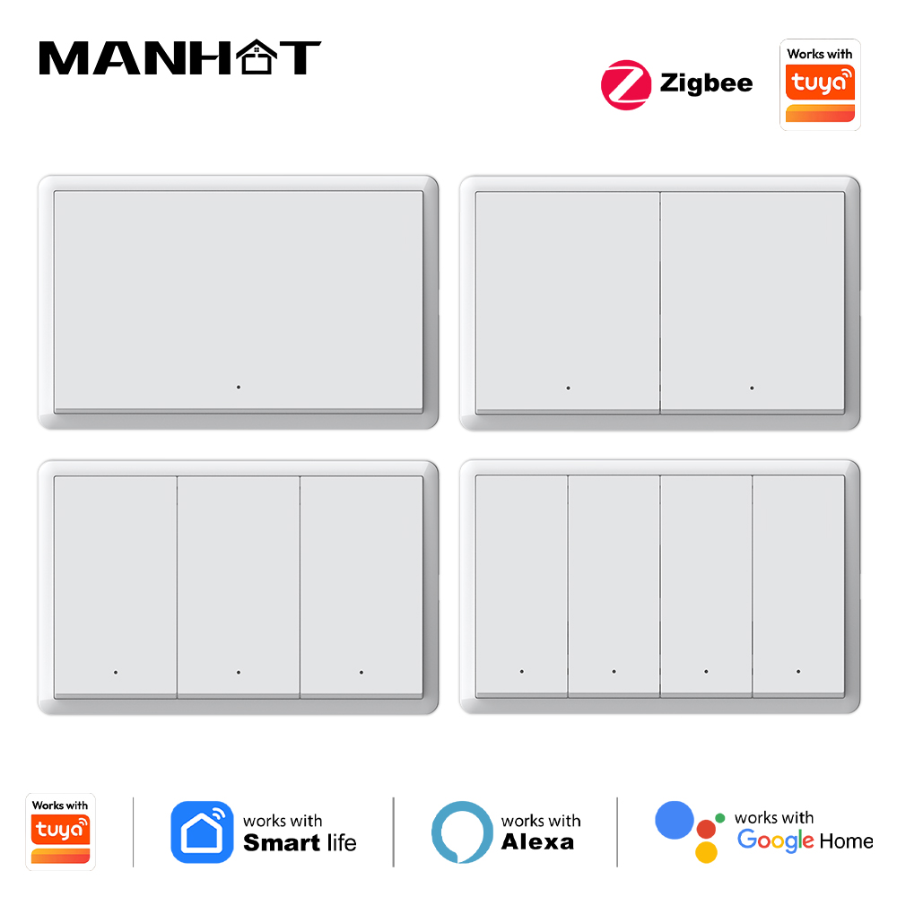 Manhot Smart zigbee Switch No  – обзор и цена Smart Home Z Wave