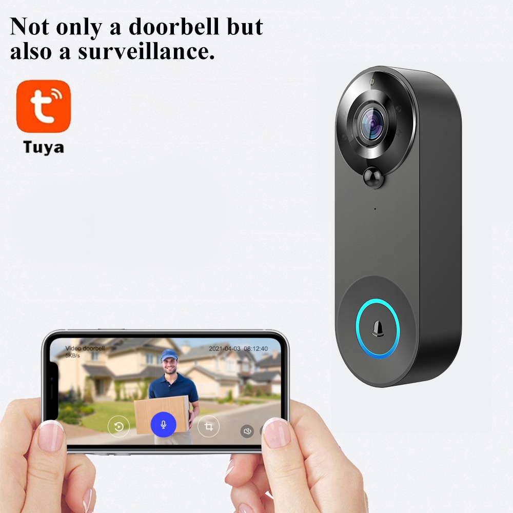 Tuya 1080P Wireless WIFI Doorb – обзор и цена Smart Home Video Doorbell