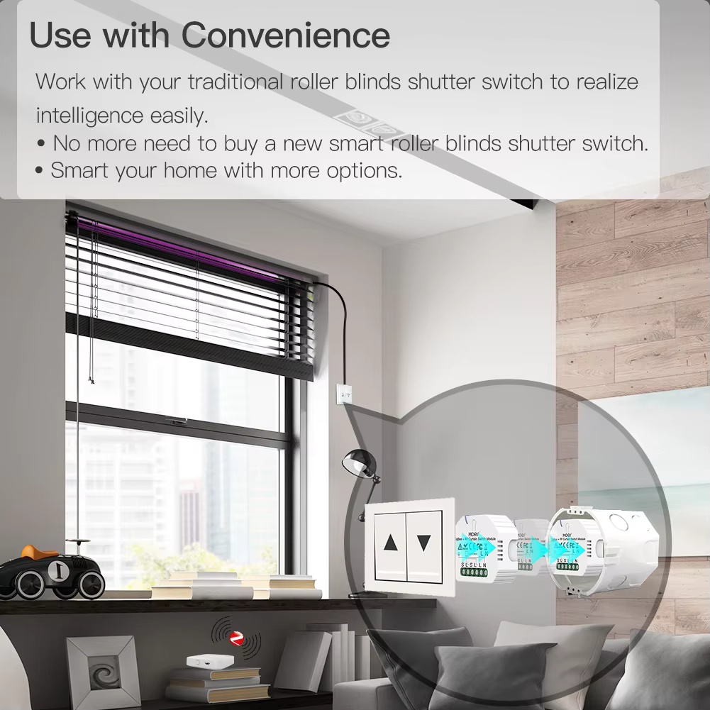 MOES ZigBee Smart RF433 Curtai – обзор и цена Smart Home Z Wave