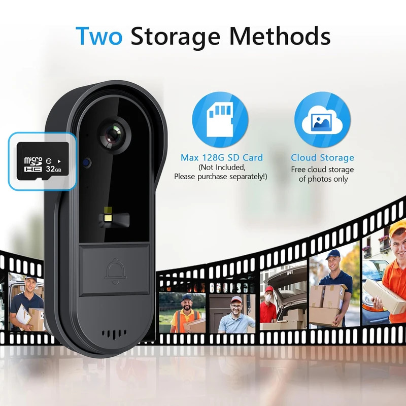 Tuya WiFi doorbell  2-way HD 1 – обзор и цена Smart Home Video Doorbell
