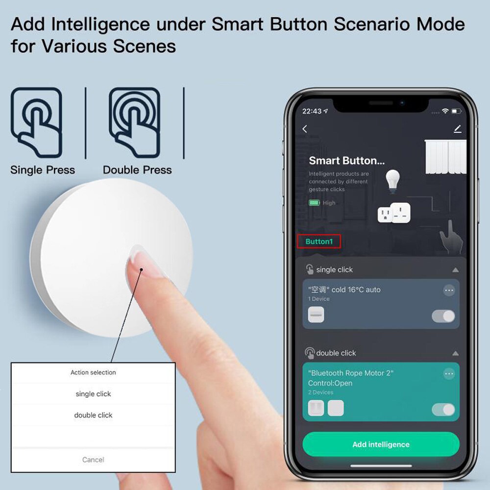Tuya ZigBee Button Scene Switc – обзор и цена Smart Home Z Wave