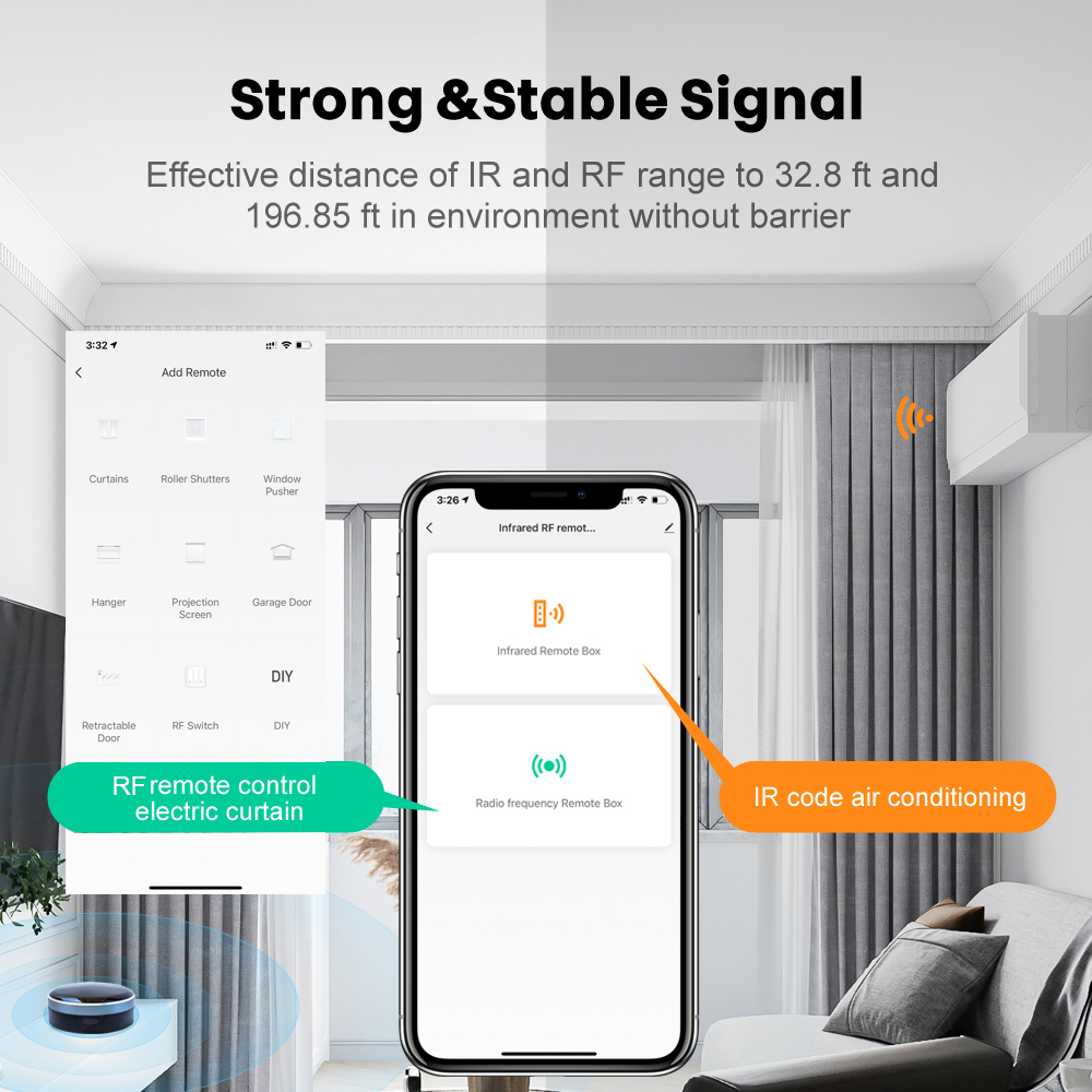 Tuya IR RF 433/315 Universal W – обзор и цена Smart Home Orvibo