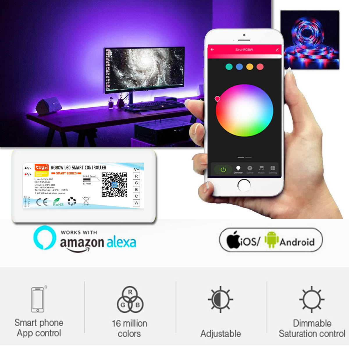Tuya WiFi Smart Controller DC5 – обзор и цена Smart Home Llm