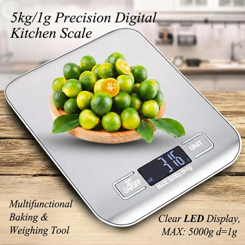 Digital Kitchen Scale with LED – обзор и цена Smart Home Utensils