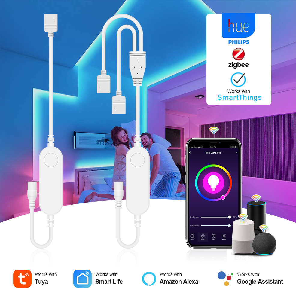 TUYA Zigbee DC5V 12V 24V RGB R – обзор и цена Smart Home Llm