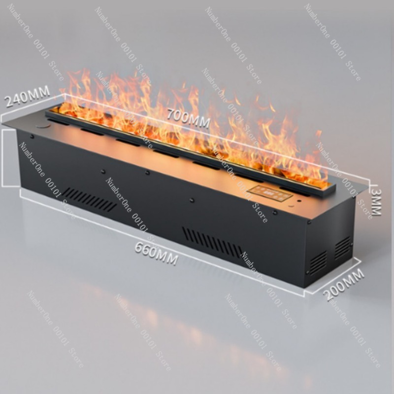 Smart Atomized Fireplace with  – обзор и цена Smart Home Simulation