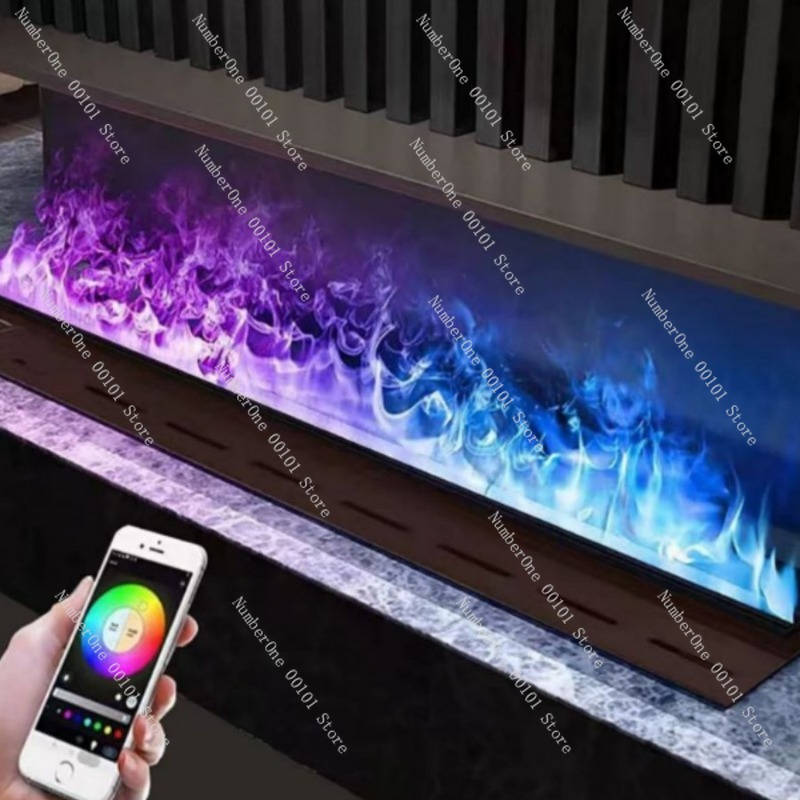 Smart Atomized Fireplace with  – обзор и цена Smart Home Simulation