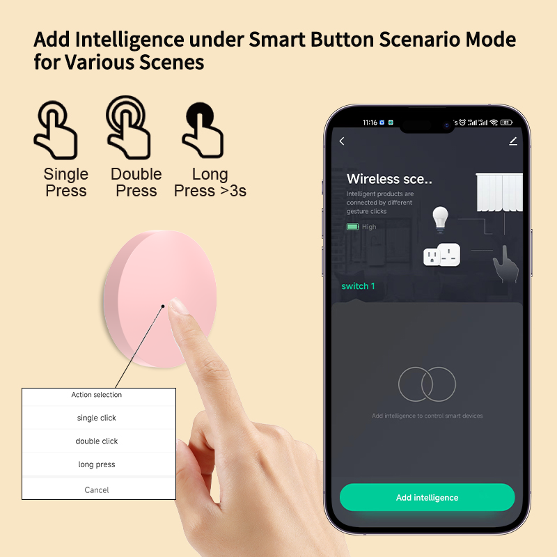 ZigBee Smart Wireless Button S – обзор и цена Smart Home Z Wave