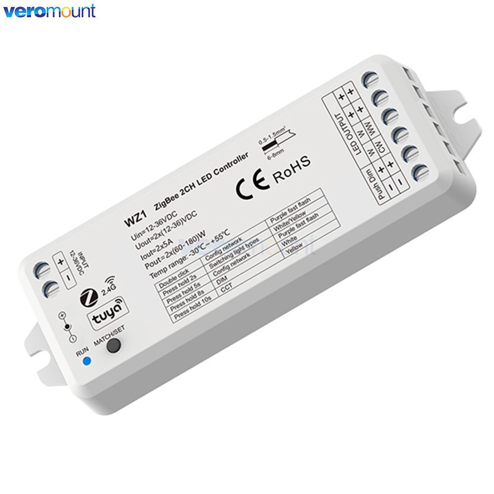 WZ1 Zigbee LED Dimmer 12V 24V  – обзор и цена Smart Home Llm