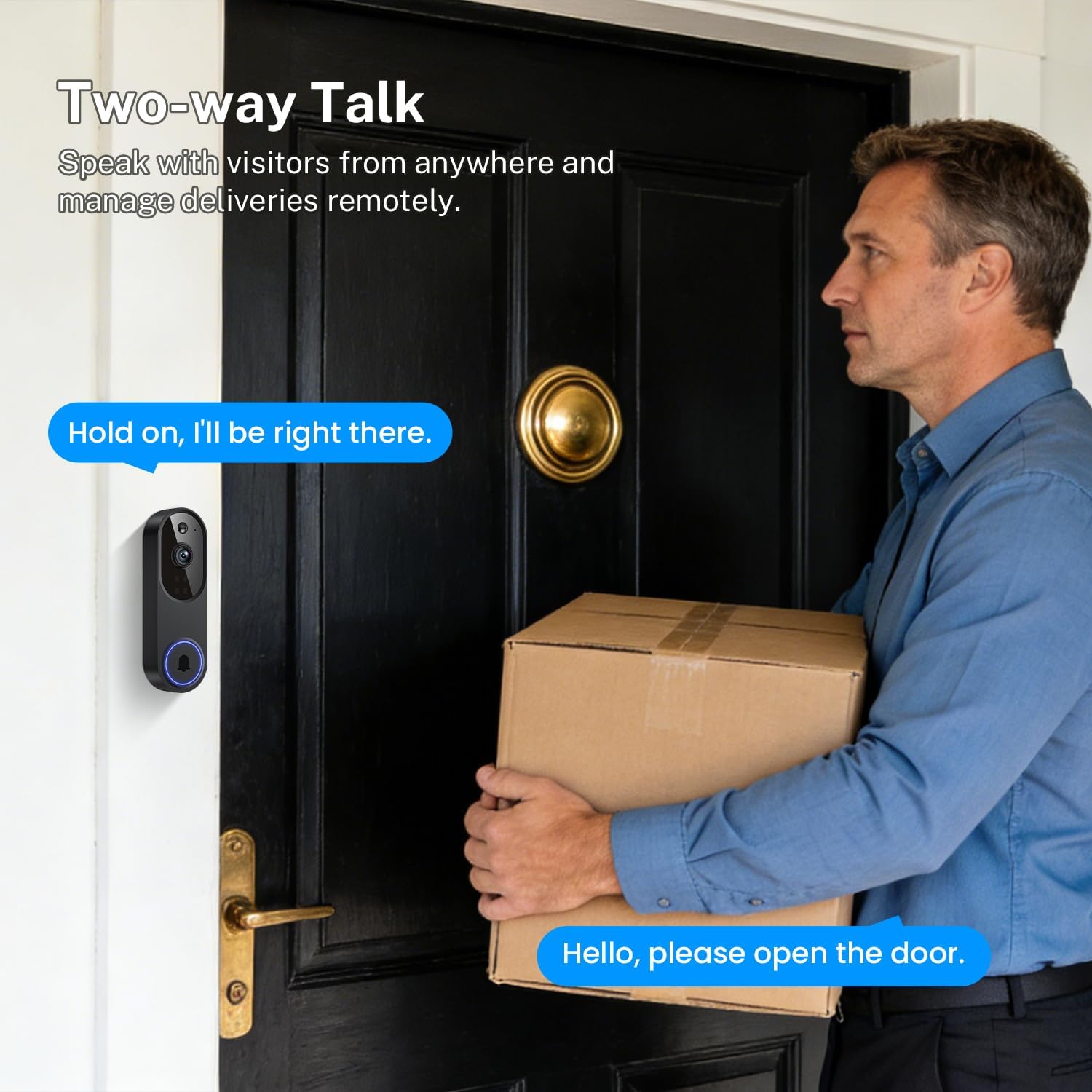 Wireless Wi-Fi Video Doorbell  – обзор и цена Smart Home Video Doorbell
