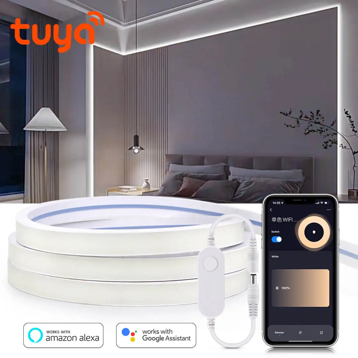 Tuya WiFi Smart COB Neon LED S – обзор и цена Smart Home Llm