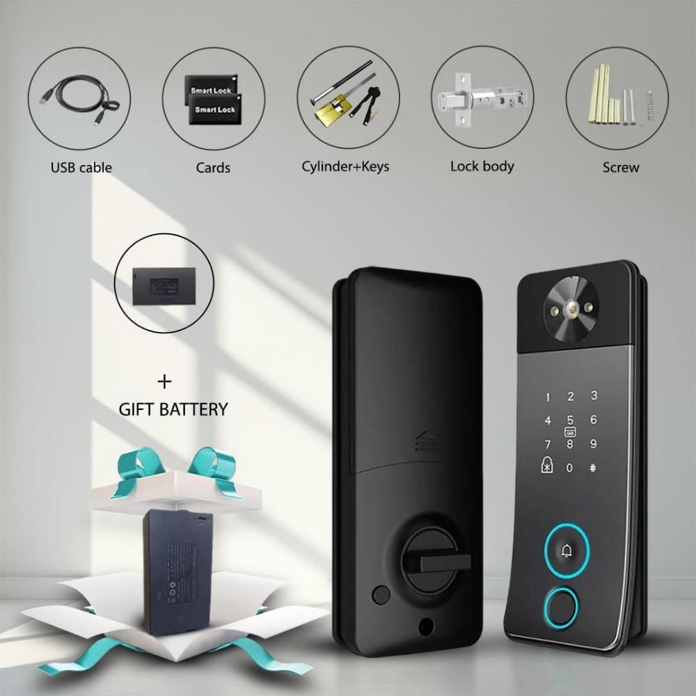 Smart Door Lock with Camera, D – обзор и цена Video Doorbell