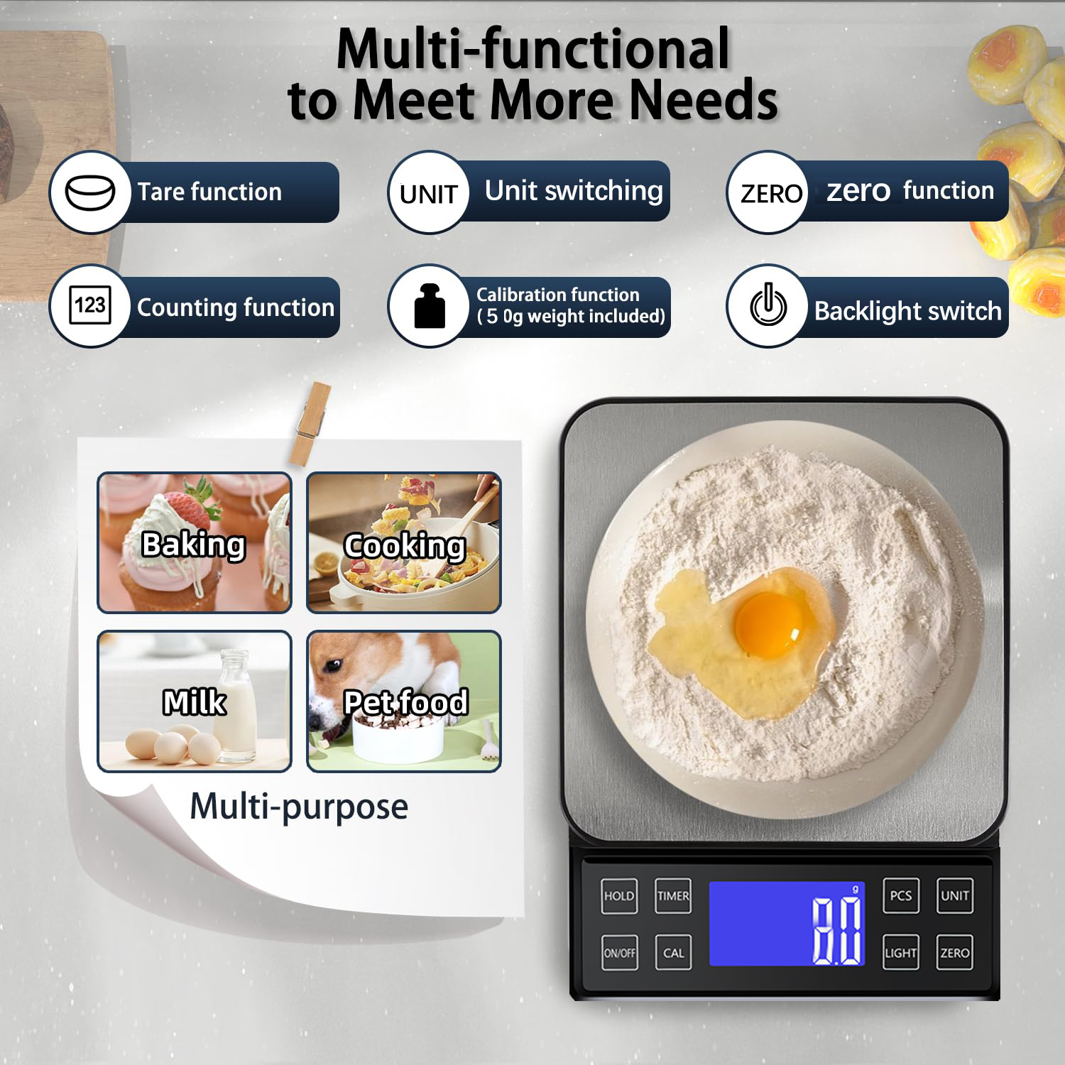 Digital Kitchen Scale 0.1g Hig – обзор и цена Smart Home Utensils