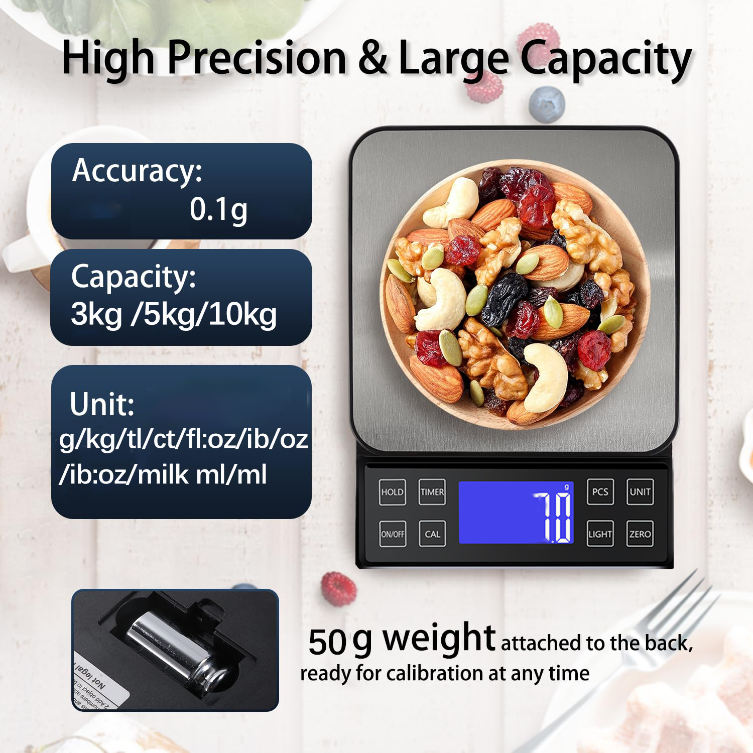 Digital Kitchen Scale 0.1g Hig – обзор и цена Smart Home Utensils