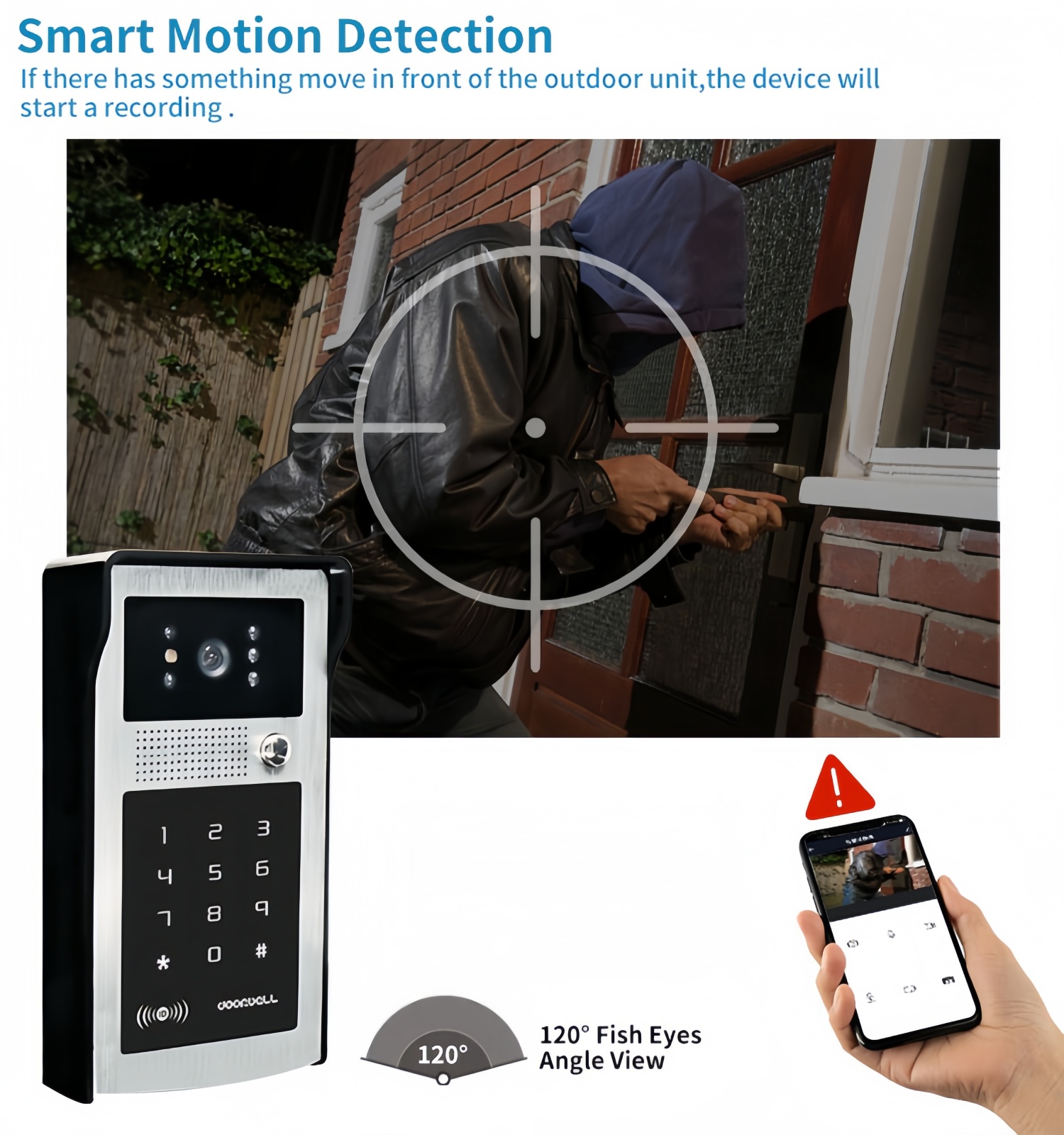 TUYA WIFI video intercom doorb – обзор и цена Smart Home Video Doorbell