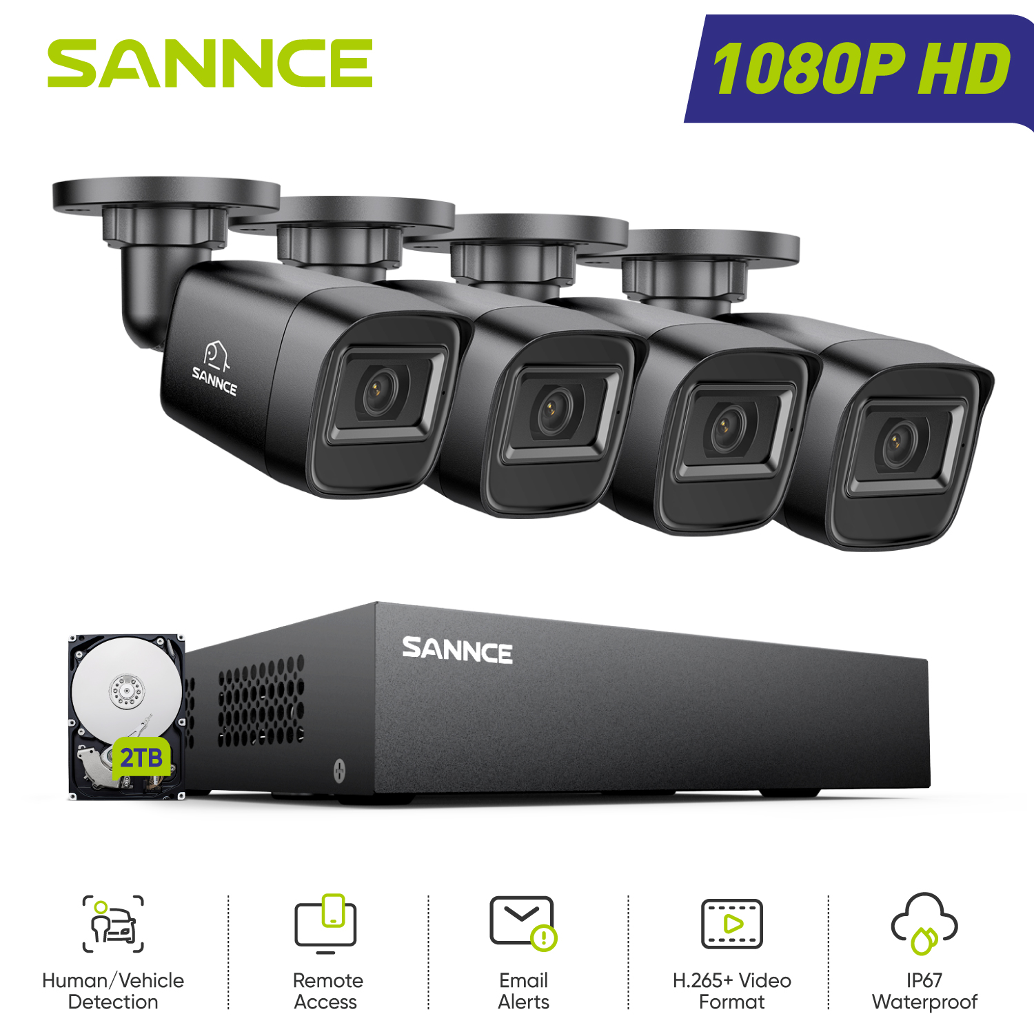 SANNCE 1080P Security Camera S – обзор и цена Smart Home Security System