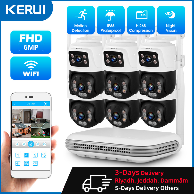 KERUI Waterproof 6MP HD Wirele – обзор и цена Smart Home Security System