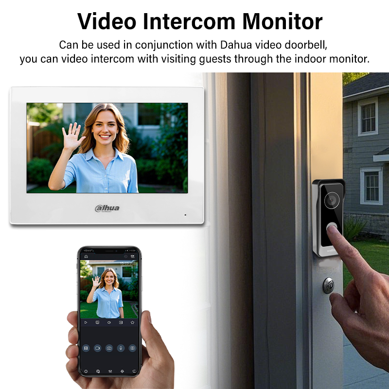 Dahua 2-Wire WiFi Indoor Monit – обзор и цена Smart Home Video Doorbell