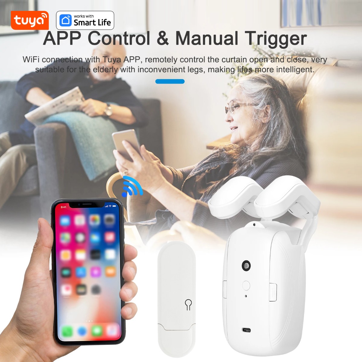 1/2PCS Tuya Smart WiFi Curtain – обзор и цена Smart Home Living