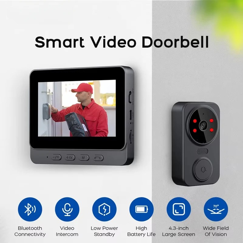 M8 Smart Visual Doorbell WiFi  – обзор и цена Smart Home Video Doorbell