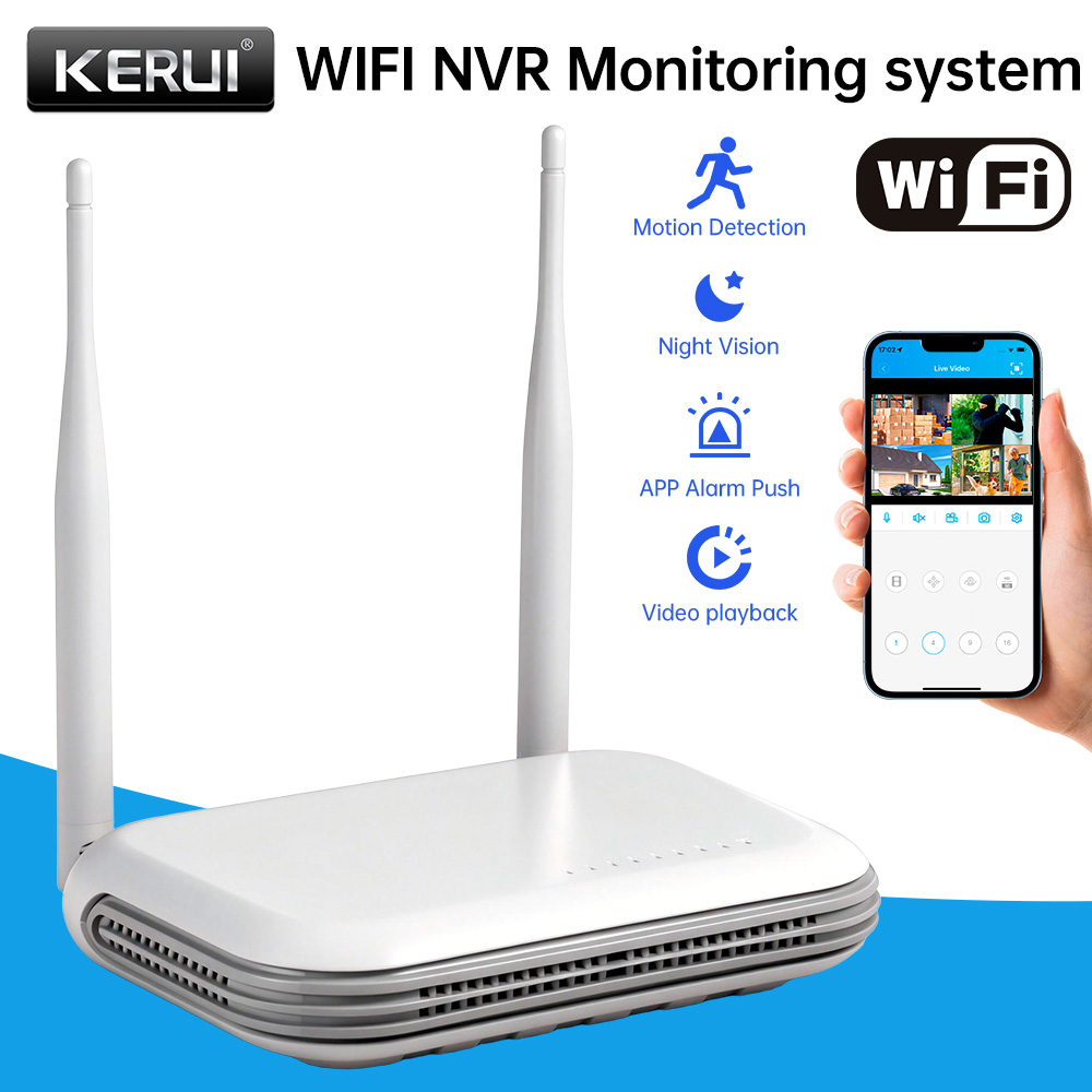 KERUI Mini Network WIFI 8CH NV – обзор и цена Smart Home Security System