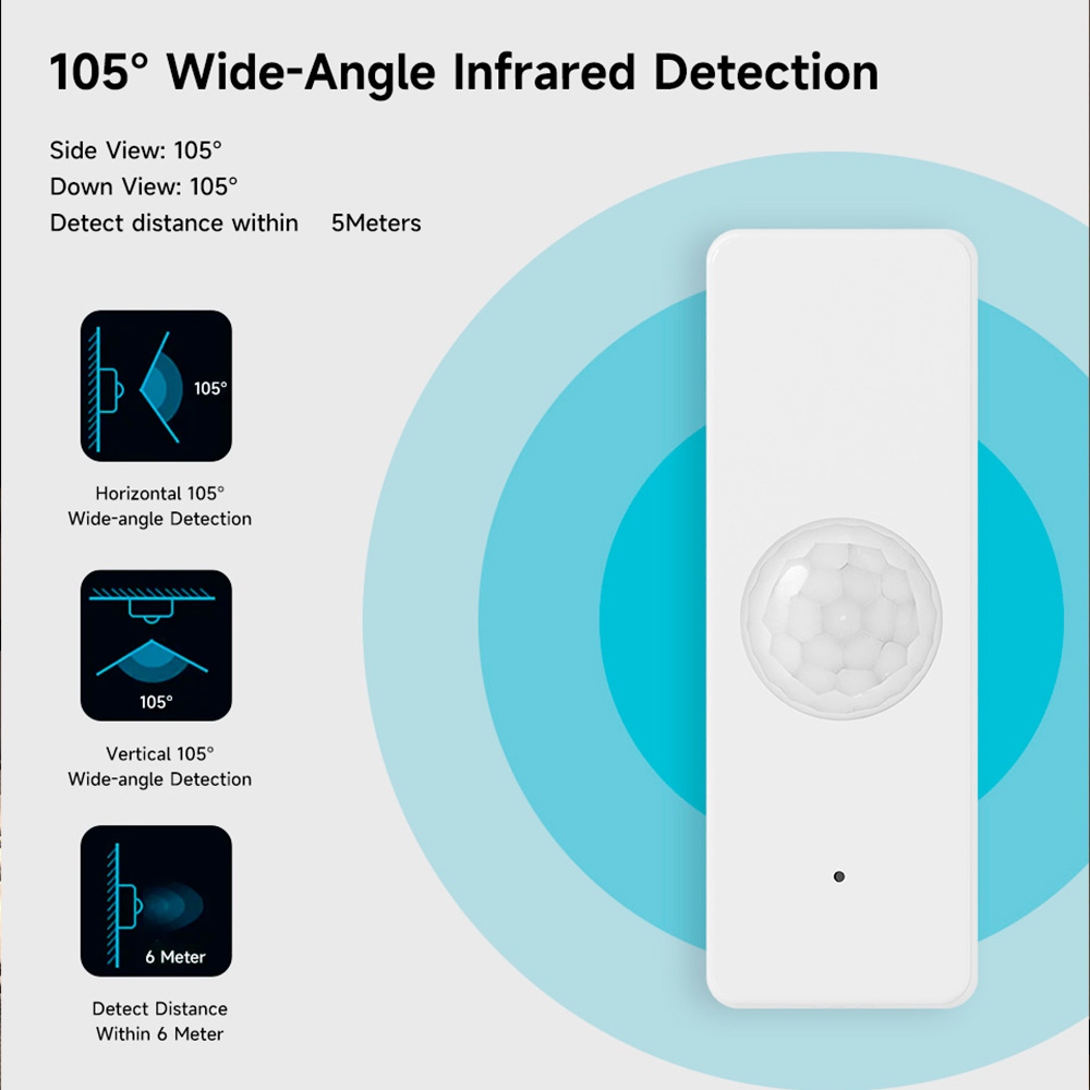 WiFi Smart PIR Motion Sensor T – обзор и цена Smart Home Security System
