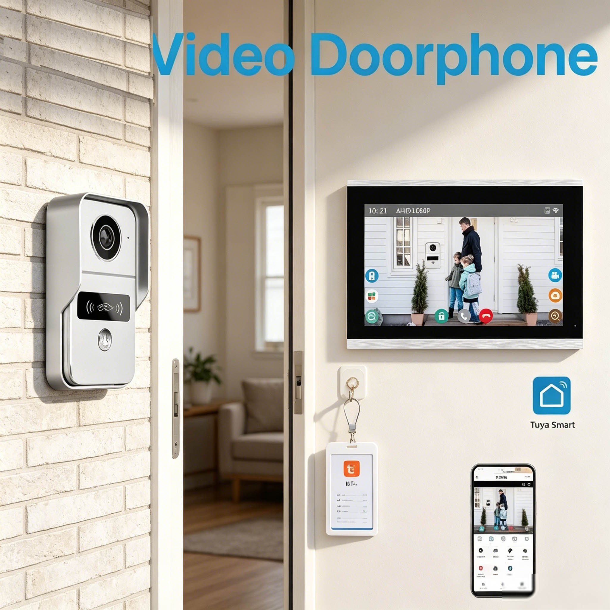 Door Intercom Doorbell, 10.1 I – обзор и цена Video Doorbell
