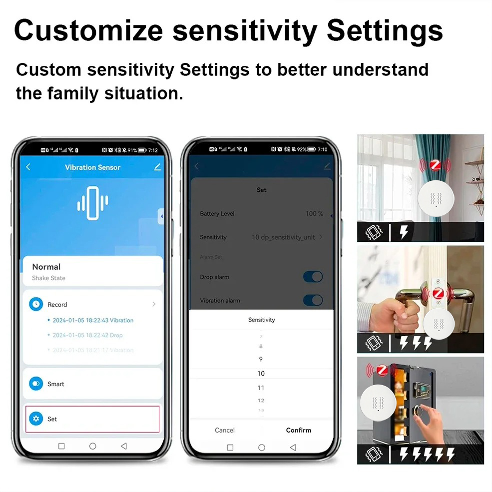 Tuya ZigBee Smart Vibration &  – обзор и цена Smart Home Security System