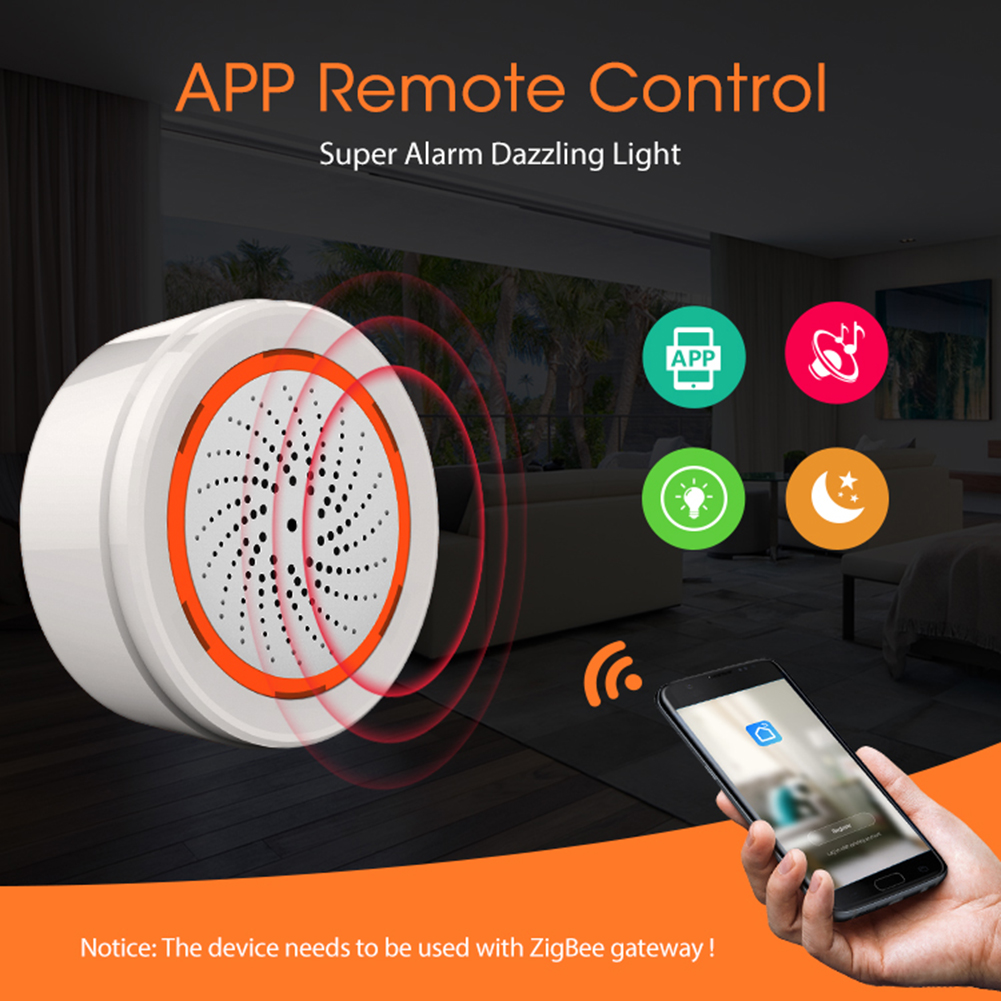 Tuya Zigbee Sound Light Sensor – обзор и цена Smart Home Security System