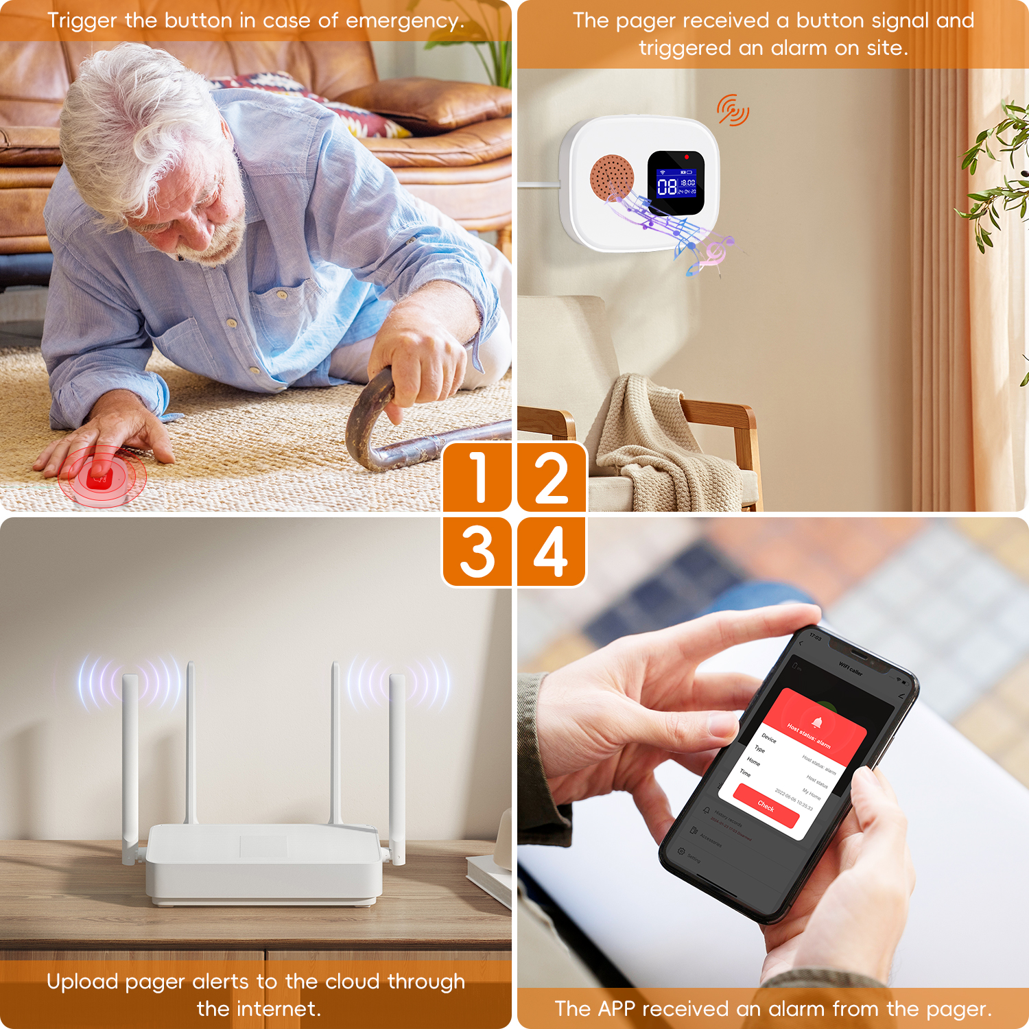 Emergency Call Button for Seni – обзор и цена Smart Home Security System