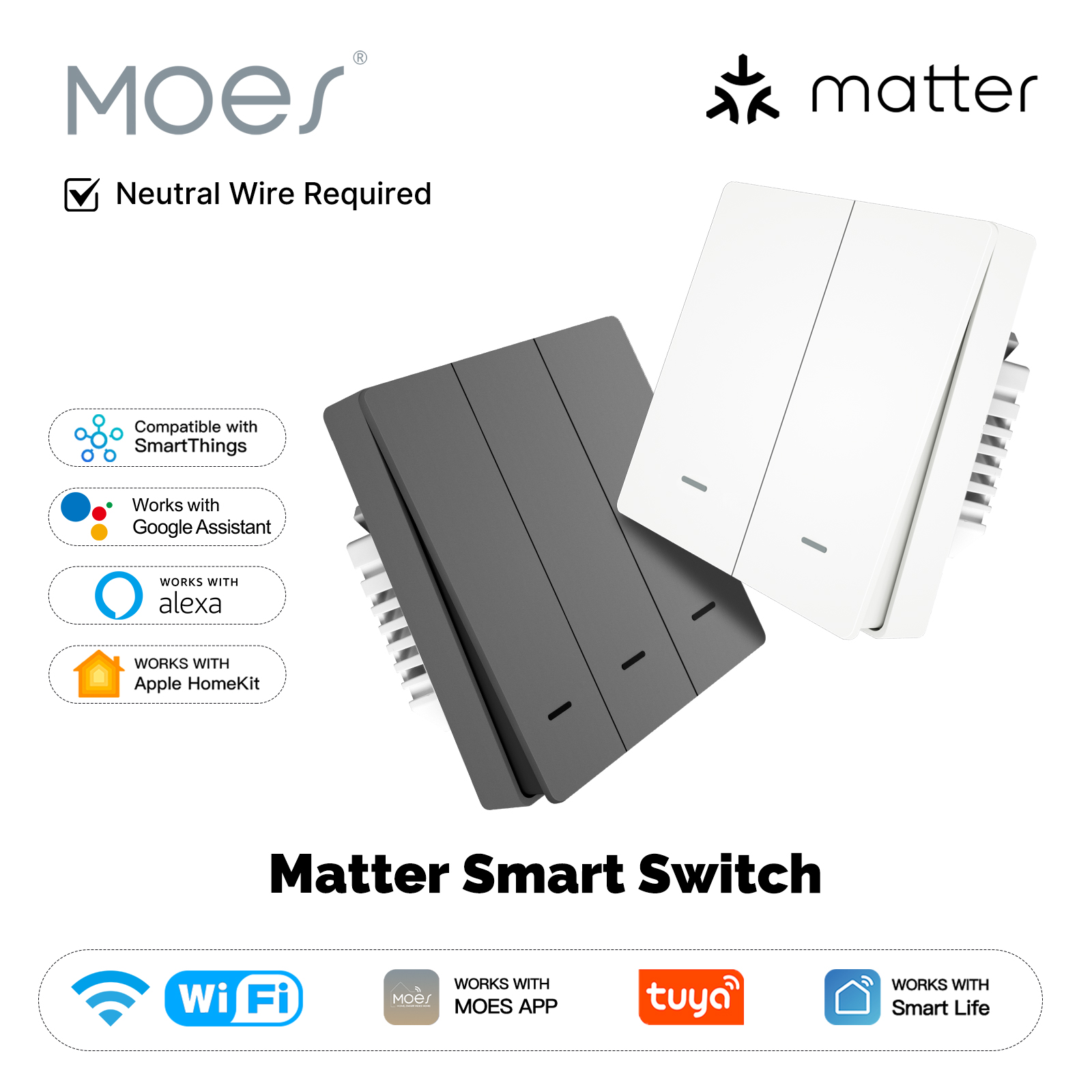MOES Matter Tuya WiFi Smart Li – обзор и цена Smart Home Wiz