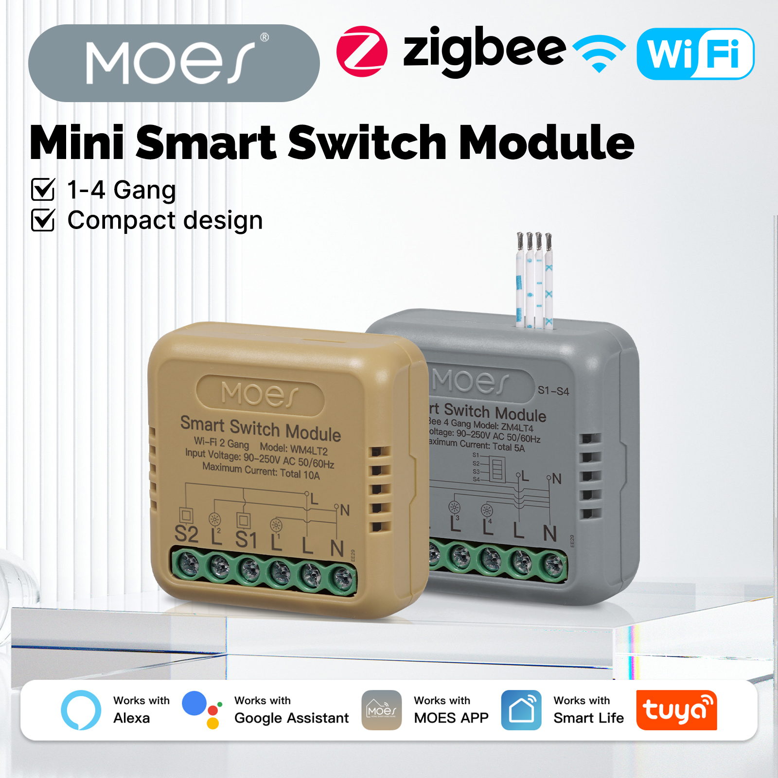 MOES Tuya WiFi Zigbee Mini DIY – обзор и цена Smart Home Z Wave