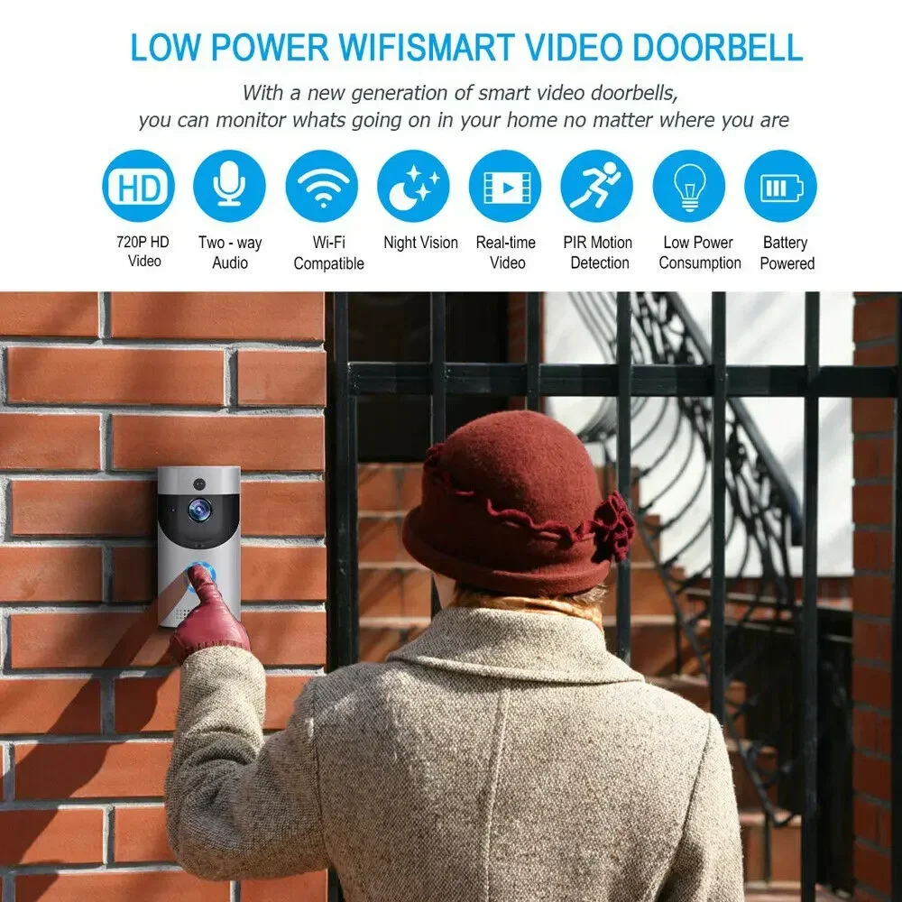 720P HD Smart Home Wireless WI – обзор и цена Smart Home Video Doorbell