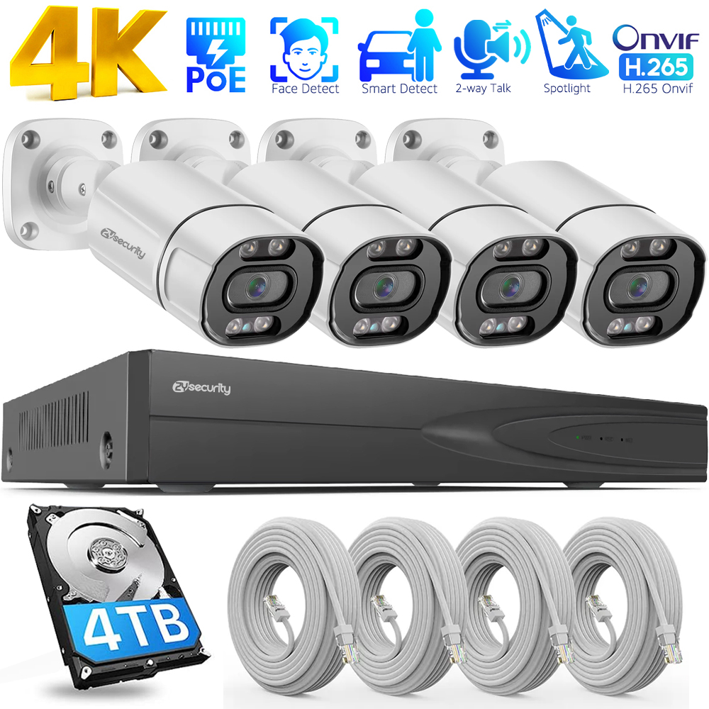 4K PoE Security Camera System  – обзор и цена Smart Home Security System