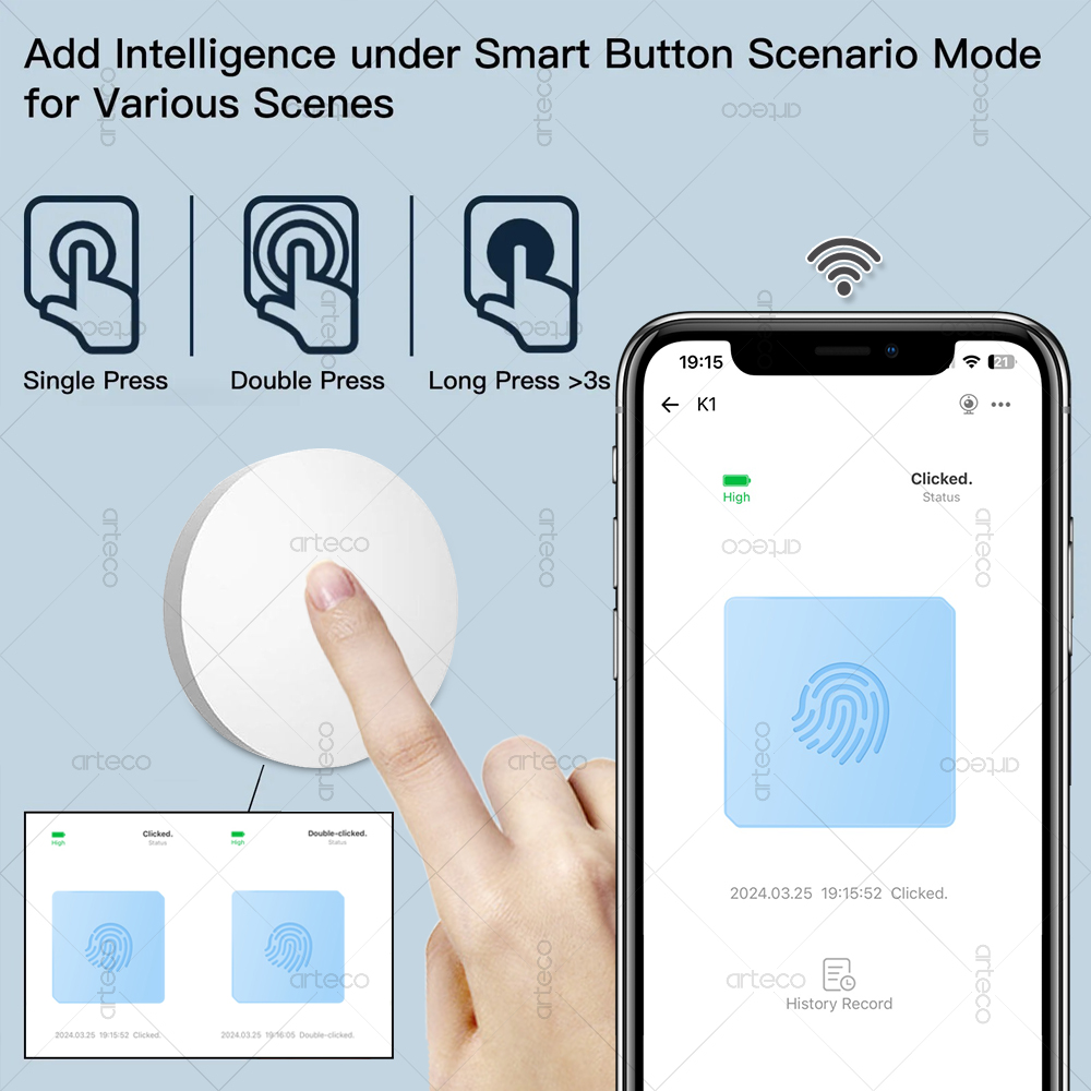 Zigbee Button Scene Switch Wir – обзор и цена Smart Home Z Wave