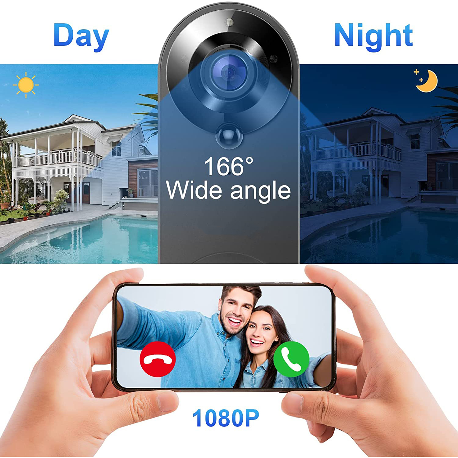 5G 2.4G WiFi Video Doorbell 10 – обзор и цена Smart Home Video Doorbell
