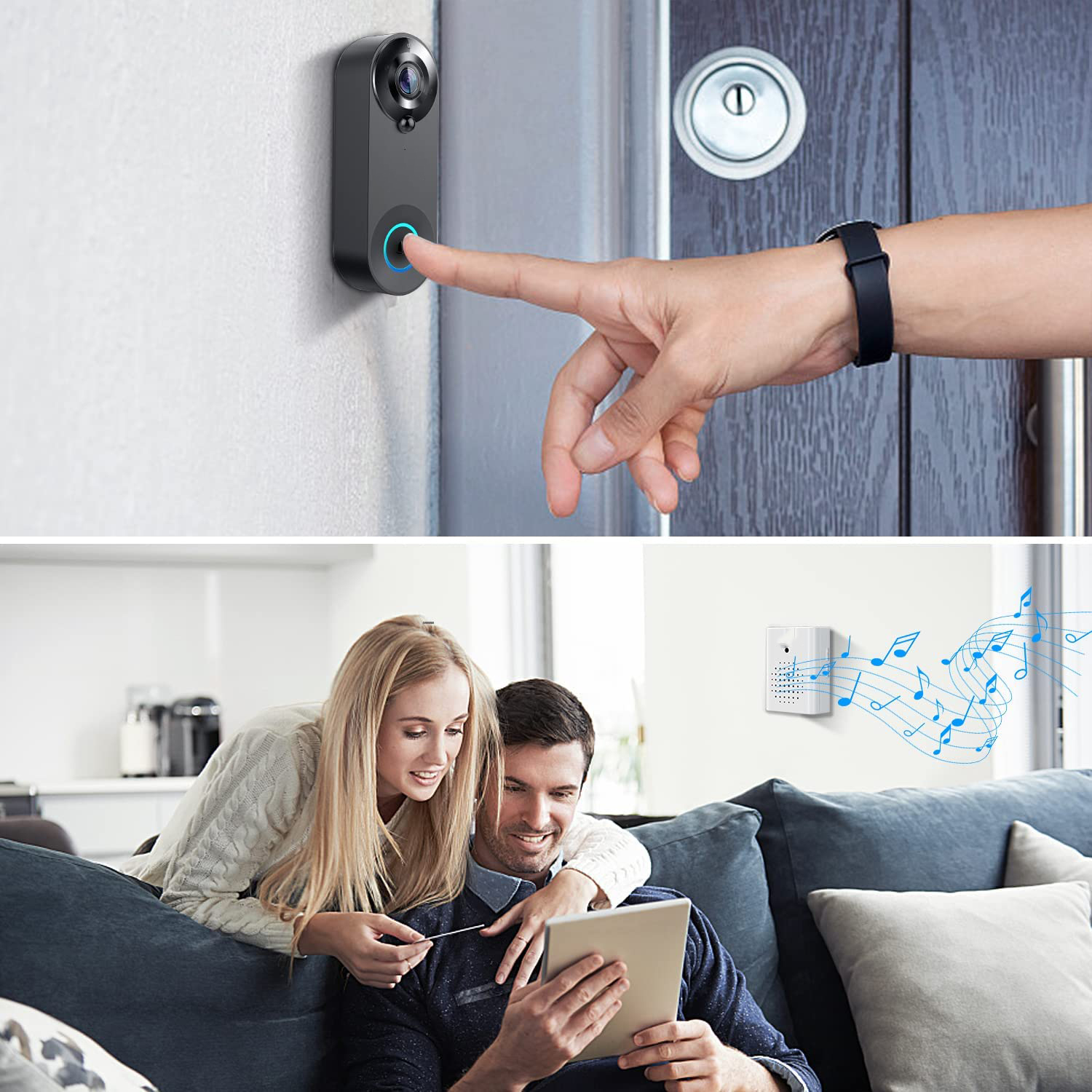 5G 2.4G WiFi Video Doorbell 10 – обзор и цена Smart Home Video Doorbell