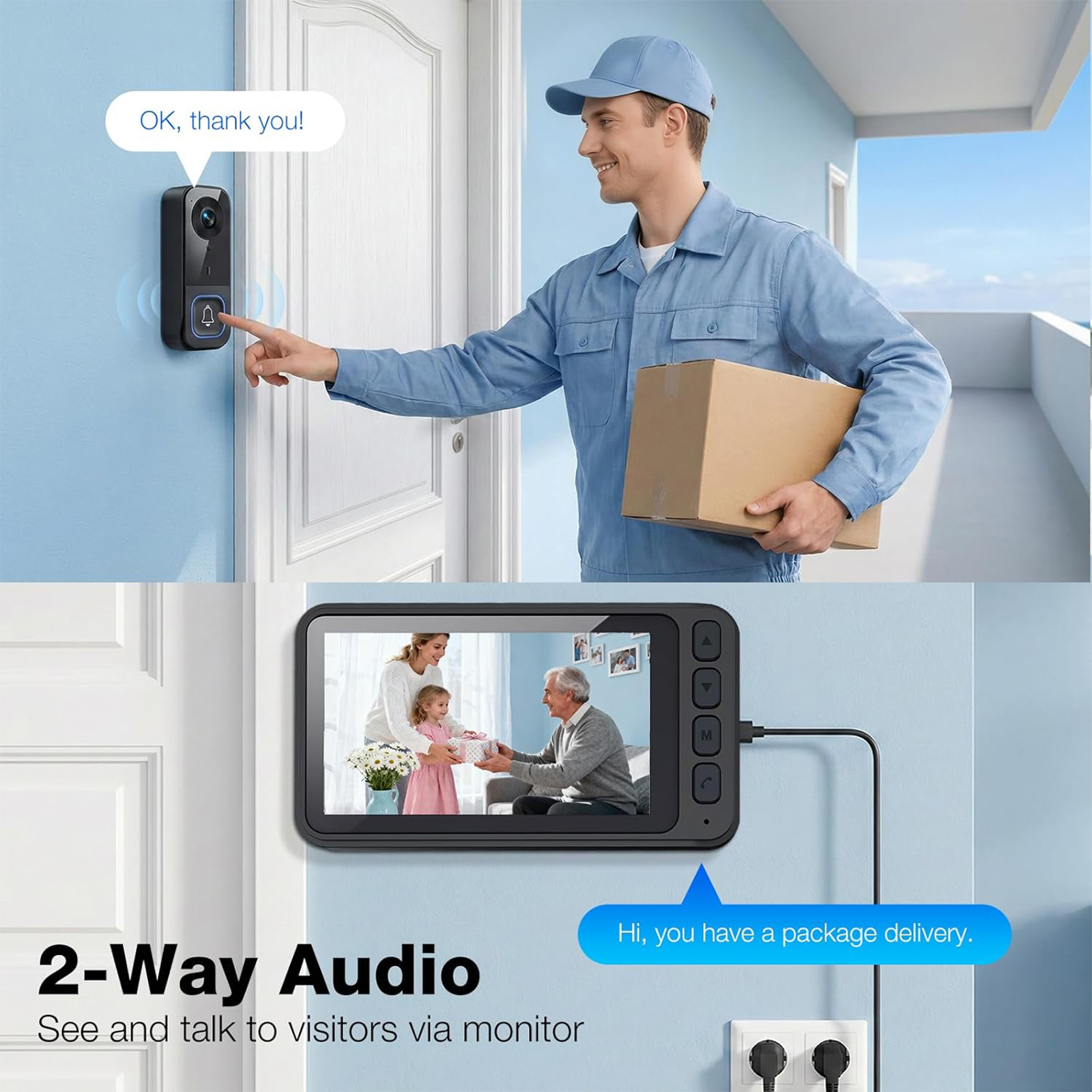 Video Door Bell Camera with Mo – обзор и цена Video Doorbell