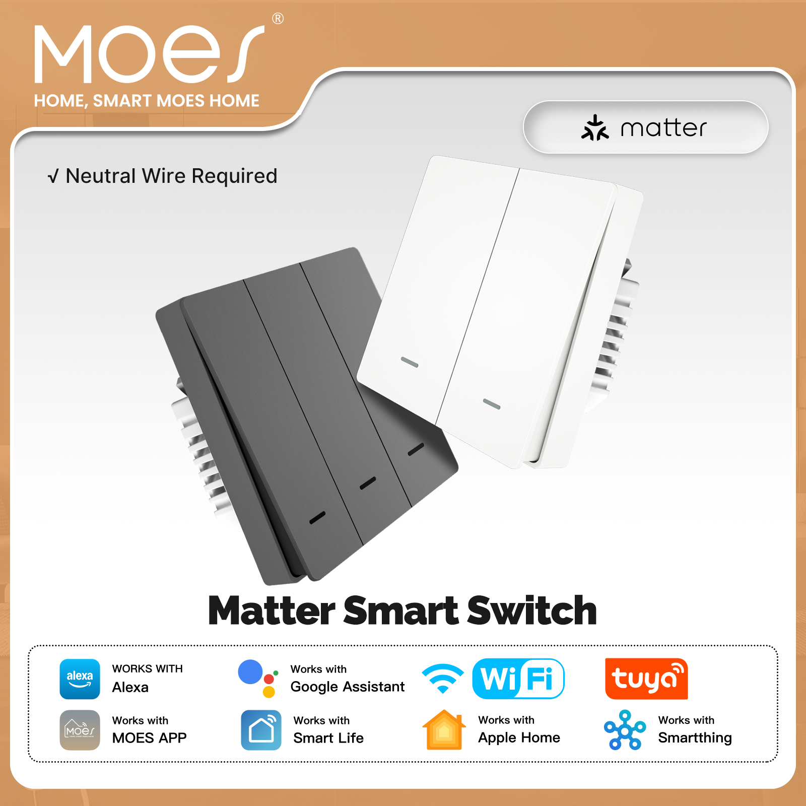 MOES Matter Tuya WiFi Smart Li – обзор и цена Smart Home Wiz
