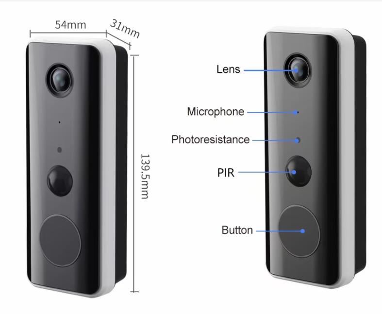 3MP 1296P Tuya APP Low Comsunp – обзор и цена Video Doorbell