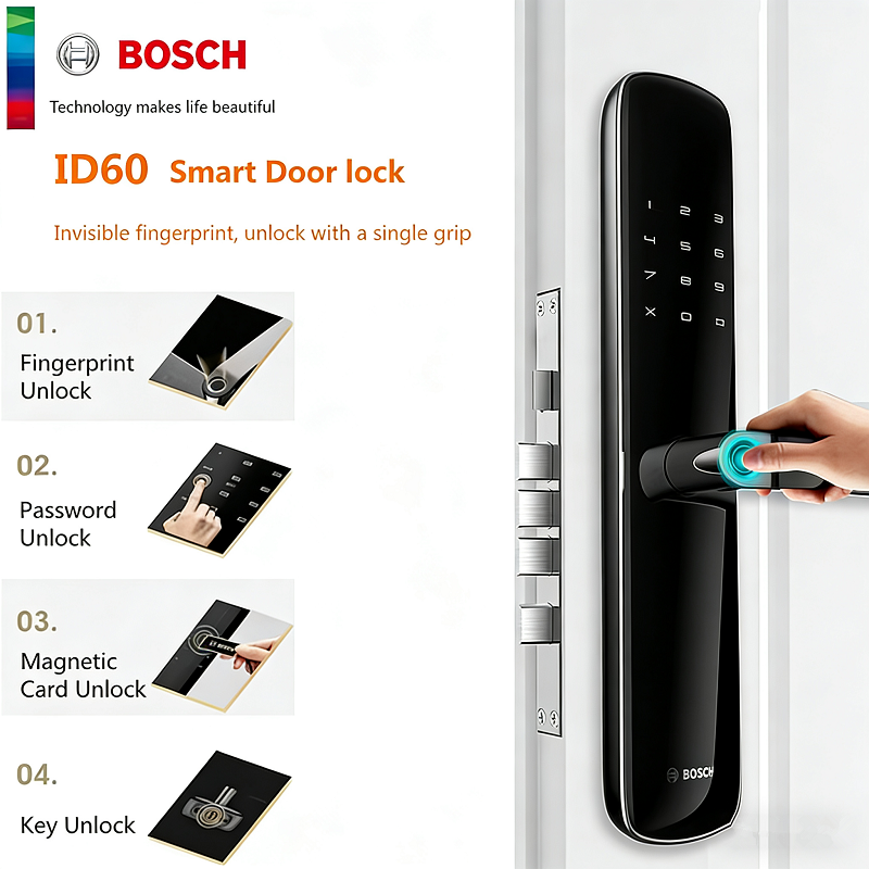 Bosch ID60 Fingerprint Lock Sm – обзор и цена Smart Home Bosch