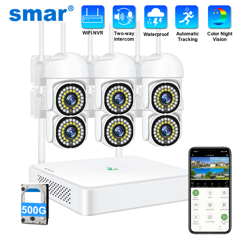 Smar 3MP Wireless CCTV Securit – обзор и цена Smart Home Security System