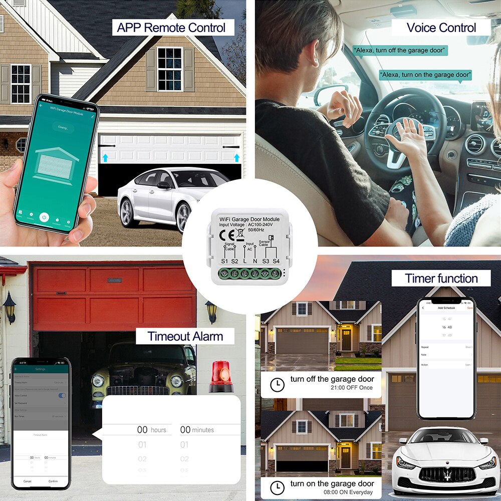 WiFi Tuya Smart Garage Door Sw – обзор и цена Smart Home Orvibo