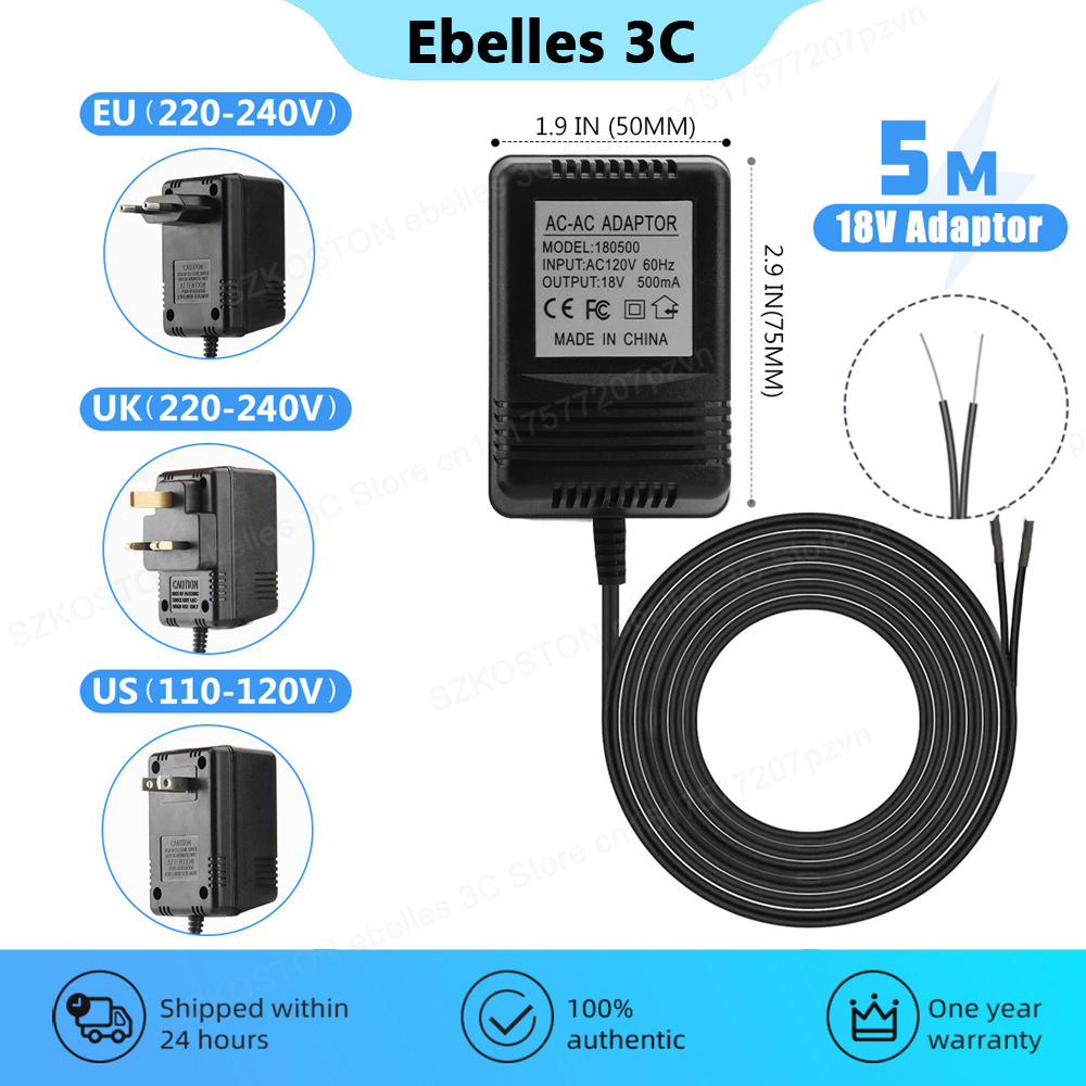 18V AC Transformer Charger for – обзор и цена Smart Home Video Doorbell